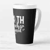 Tasse Latte Professeur de mathématiques Équipe d'enseignants d (Angle droit)