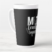 Tasse Latte Professeur de mathématiques Équipe d'enseignants d (Angle gauche)