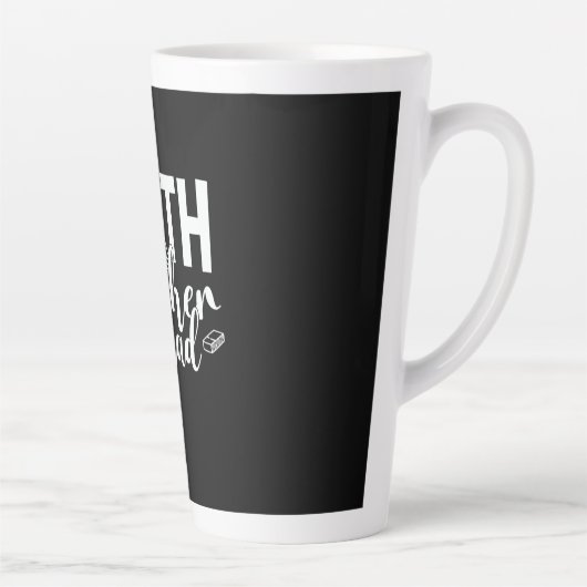 Tasse Latte Professeur de mathématiques Équipe d'enseignants d (Droite)