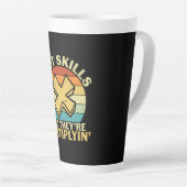 Tasse Latte Professeur de mathématiques J'ai des compétences (Angle droit)