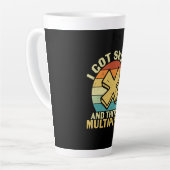 Tasse Latte Professeur de mathématiques J'ai des compétences (Angle gauche)