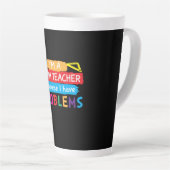 Tasse Latte Professeur De Maths Je Suis Enseignant En Maths (Angle droit)