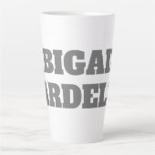 Tasse Latte Professionnel minimaliste audacieux moderne (Devant)