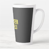 Tasse Latte Professionnel minimaliste moderne noir (Droite)