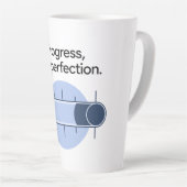 Tasse Latte Progrès, pas perfection (Angle droit)
