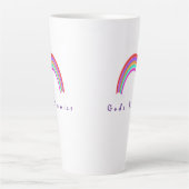 Tasse Latte "Promesse des dieux" Arc-en-ciel | (Devant)