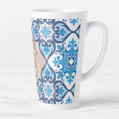 Tasse Latte Propre image, Azulejos bleus et blancs (Droite)