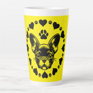 Tasse Latte Propriétaire Français de Chien à Chien à Chien