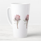 Tasse Latte protea flowers (Angle gauche)