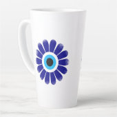 Tasse Latte Protection oculaire grecque (Angle gauche)