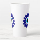 Tasse Latte Protection oculaire grecque (Devant)