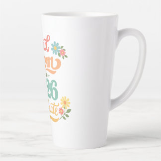 Tasse Latte Proud Mom 2026 Graduate Gift