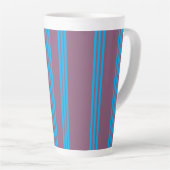 Tasse Latte Prune Poussiéreux Bleu (Angle droit)