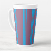 Tasse Latte Prune Poussiéreux Bleu (Angle gauche)