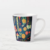 Tasse Latte Psycheldelic forest design (Droite)