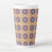 Tasse Latte Puissance de la Fleur Étoilée (Devant)