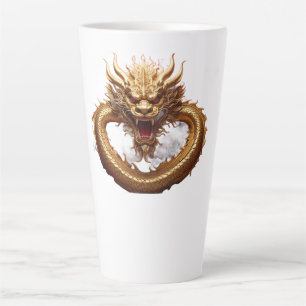 Tasse Latte Puissance du Dragon Chinois