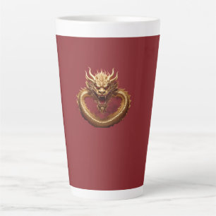 Tasse Latte Puissance du Dragon Chinois