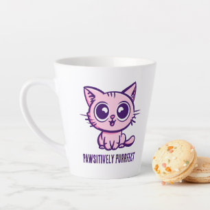 Tasse Latte Puissant, Beau Manga Kitten