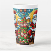 Tasse Latte Pull de Noël laid (Devant)