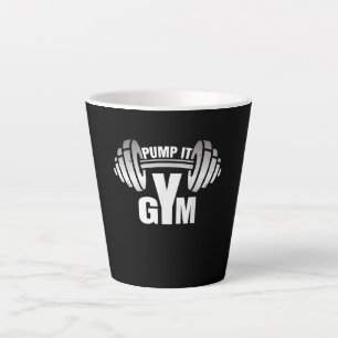 Tasse Latte Pump It Ness Gym Sport Motivation Men Women Kid