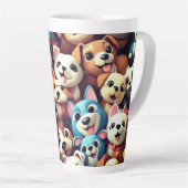 Tasse Latte Puppy Love please  (Angle droit)