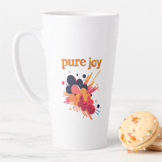 Tasse Latte "Pure Joy, pure you.” Positive Vibes Street Wear 