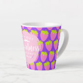 Tasse Latte Purple fraise (Angle droit)