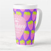 Tasse Latte Purple fraise (Angle droit)