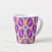 TASSE LATTE PURPLE GEMS (Angle droit)