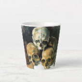 Tasse Latte Pyramide des crânes Paul Cezanne Peinture Art (Devant)
