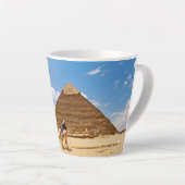 Tasse Latte Pyramides de Gizeh (Angle droit)