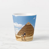 Tasse Latte Pyramides de Gizeh (Devant)