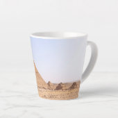 Tasse Latte Pyramides de Gizeh (Angle droit)