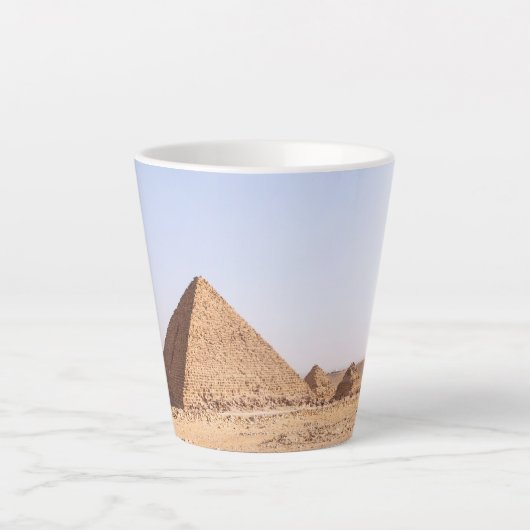 Tasse Latte Pyramides de Gizeh (Devant)