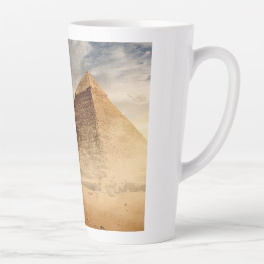 Tasse Latte Pyramides d'Égypte (Droite)
