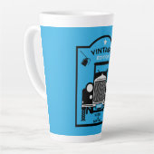 Tasse Latte Quadragénarien Joyeux Anniversaire Sur La Colline (Angle gauche)