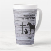 Tasse Latte Quand la vie devient dure, Kneel (Angle droit)