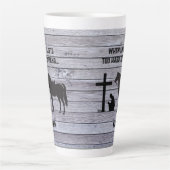Tasse Latte Quand la vie devient dure, Kneel (Devant)