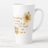 Tasse Latte Quand quelque chose va mal dans la vie... (Droite)