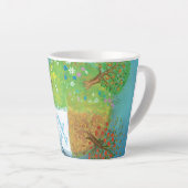 Tasse Latte Quatre saisons sur Terre (Angle droit)
