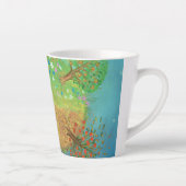 Tasse Latte Quatre saisons sur Terre (Droite)