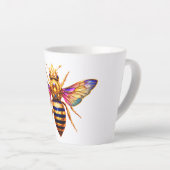 Tasse Latte Queen Bee With Crown (Angle droit)