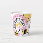 Tasse Latte Queen Bees Best Friends Forever Cute (Devant)