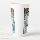 Tasse Latte Queen Elizabeth At Paddington Station (Devant)