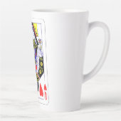 Tasse Latte Queen of Hearts Surdimensionné Graphisme, Jouer de (Droite)