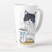 Tasse Latte Quel Félin! (Angle droit)
