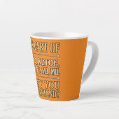 Tasse Latte Quelle partie de Ne pas comprendre le Tricot (Angle droit)