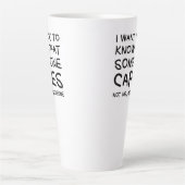 Tasse Latte "Quelqu'un s'en soucie" tlatte (Devant)