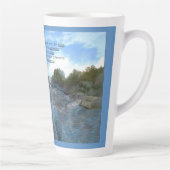 Tasse Latte Qui je suis aujourd'hui Inspirant (Droite)